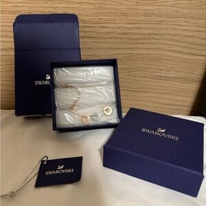 Swarovski ring necklace